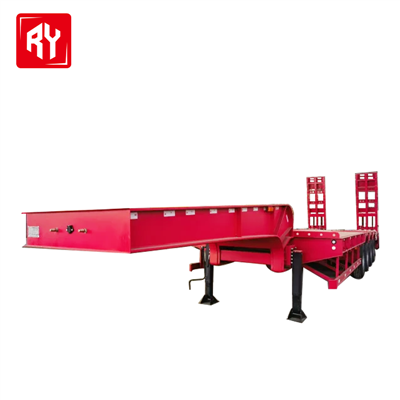 RY-4 Axle RED Prikolica s niskim krevetom Materijal od čelika